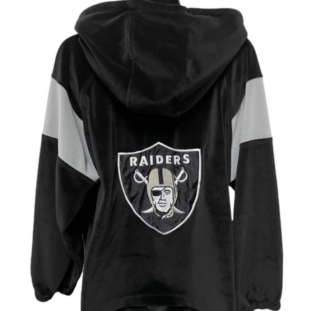 Vintage Reebok Raiders Velour hoodie